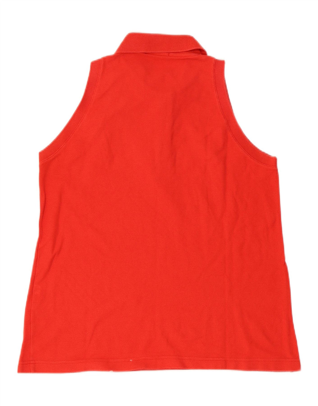 Damska koszulka polo bez rękawów FILA IT 46, duża, czerwona, bawełniana