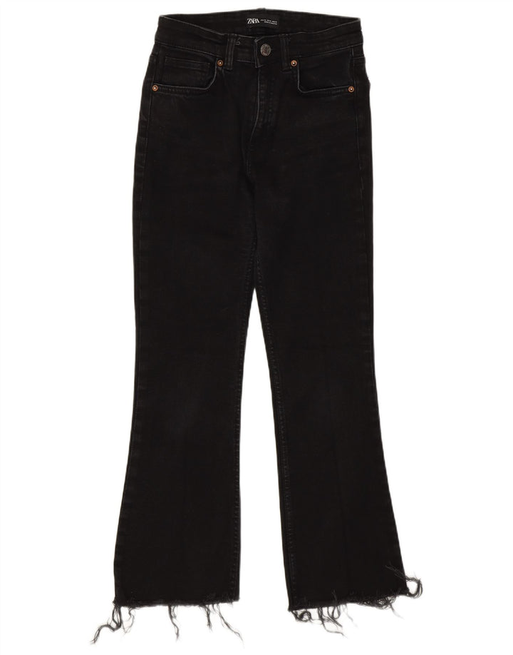 Damskie jeansy Bootcut Zara EU 36 XS W26 L25 Czarne