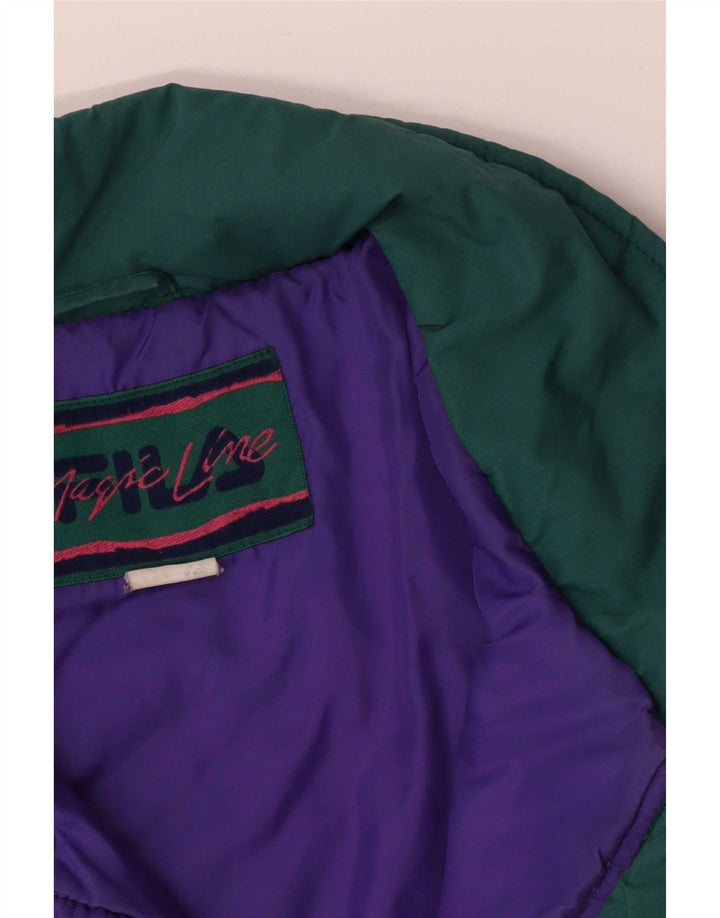 Męska pikowana kurtka Fila UK 42 XL w kolorze zielonym