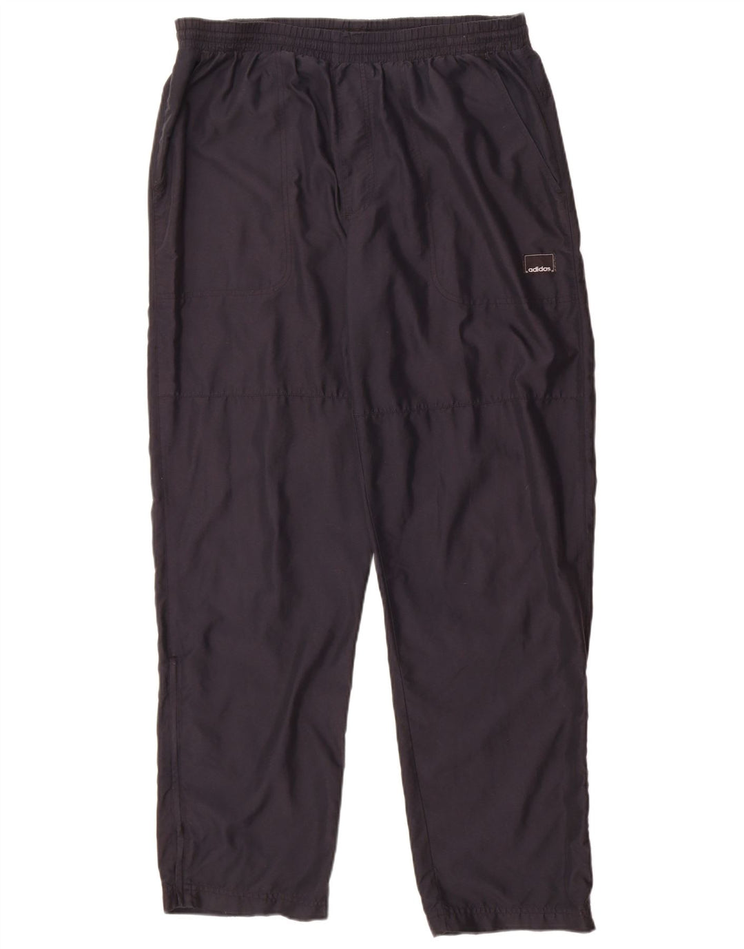 Męskie spodnie dresowe Adidas, duże, granatowe, poliestrowe