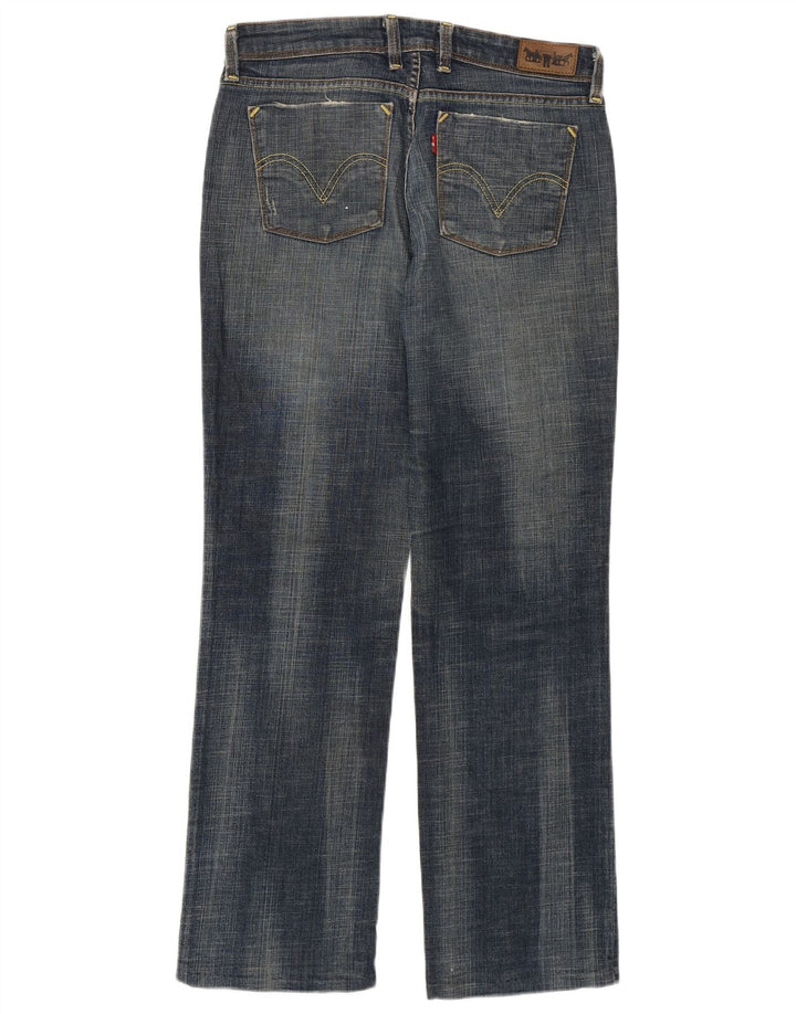 Damskie jeansy Levi's 627 Straight W30 L27 Niebieskie