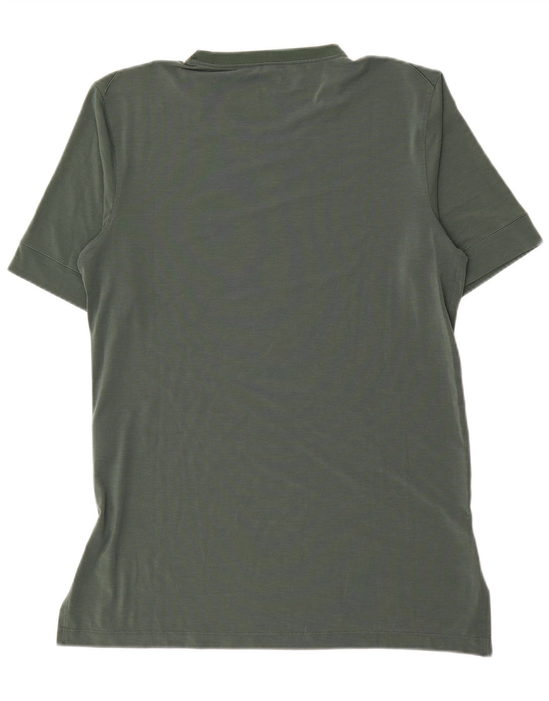 Męski T-shirt Nike Dri Fit Top, średni zielony poliester