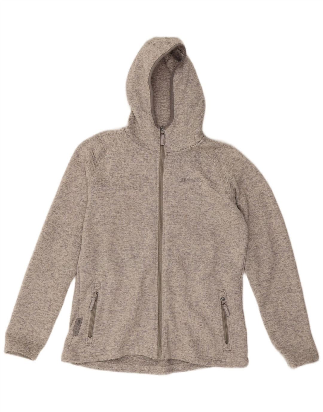 Damski sweter z kapturem i zamkiem Mountain Warehouse UK 14, duży, szary poliester