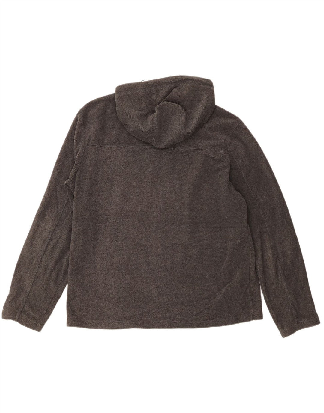 MOUNTAIN WAREHOUSE Męski sweter z kapturem i zamkiem błyskawicznym, duży, szary poliester