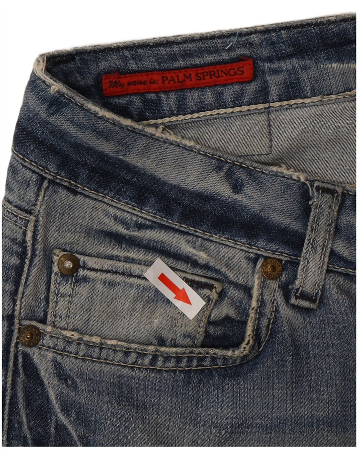 Guess Damskie Proste Dżinsy W32 L27 Niebieskie Bawełniane