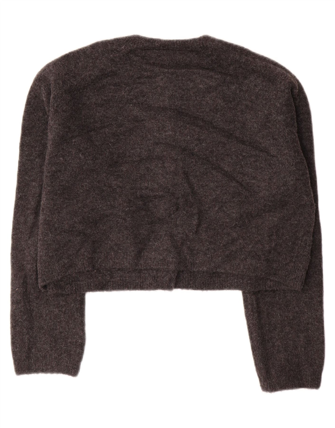 Damski sweter typu Crop Oversize Zara UK 10 Small Szary Akryl