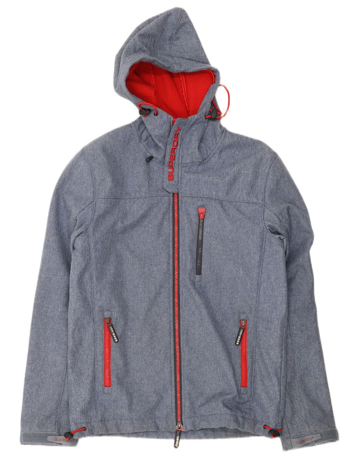 Męska wiatrówka Superdry Windtrekker Graphic UK 38 Średni niebieski