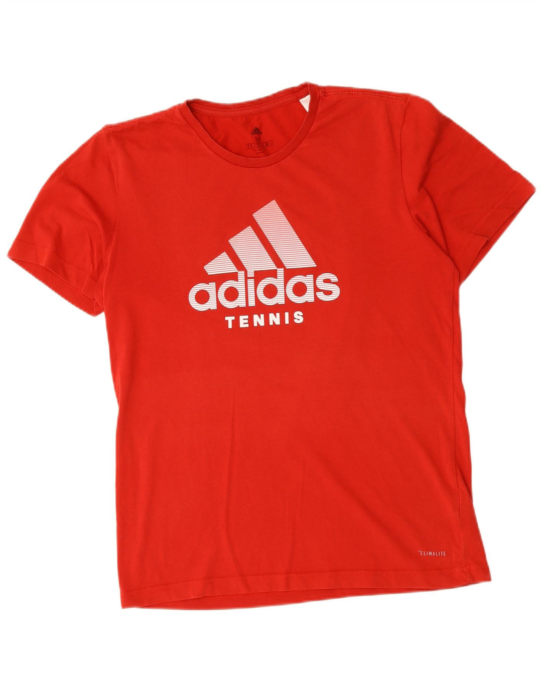 Męska koszulka Adidas Climalite Graphic Top Medium Red Cotton