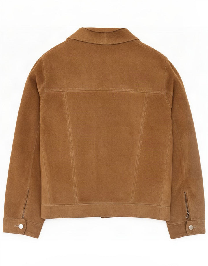 Męska kurtka zamszowa vintage IT 46 Small Brown