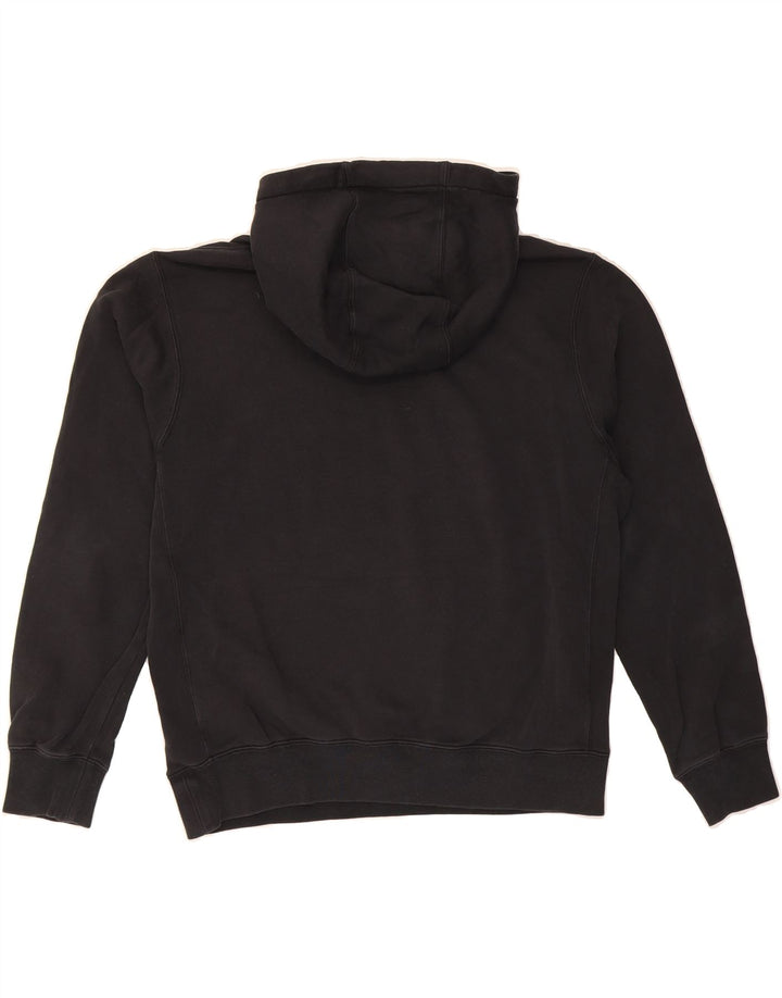 NIKE Womens Oversized Hoodie Jumper UK 14 Medium Black Cotton Vintage Nike and Second-Hand Nike from Messina Hembry 