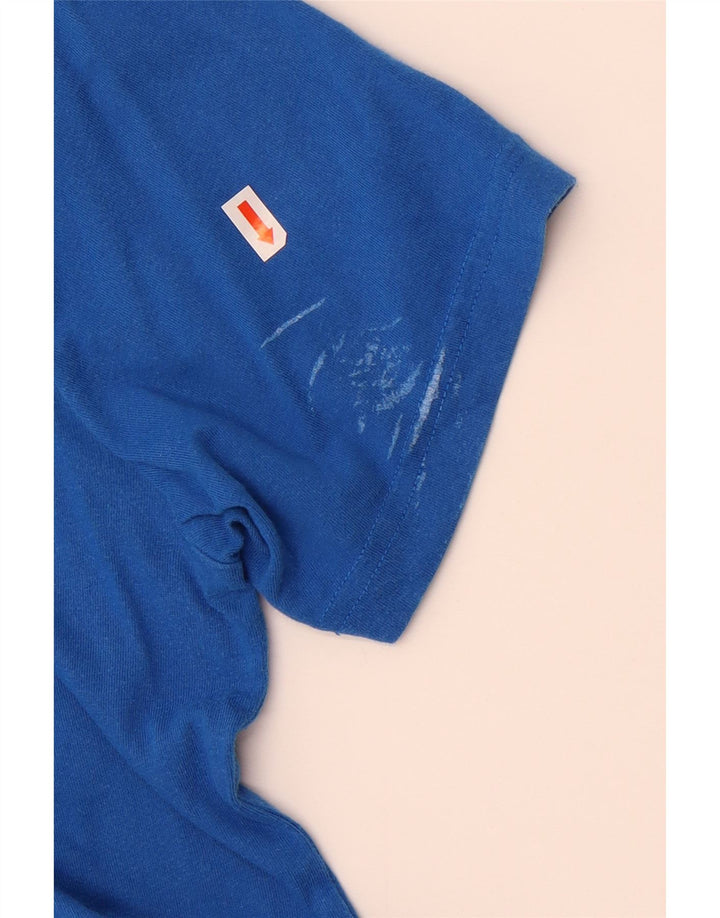 T-shirt męski Jack Wills o klasycznym kroju, bawełniany, średni niebieski