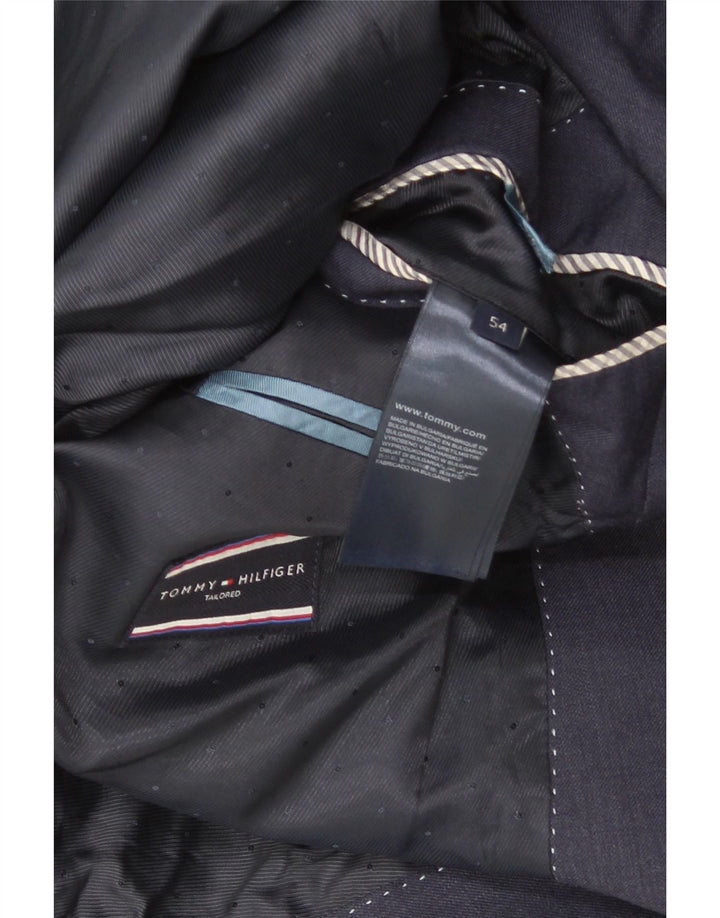 Męska marynarka Tommy Hilfiger zapinana na 2 guziki IT 54 2XL granatowa