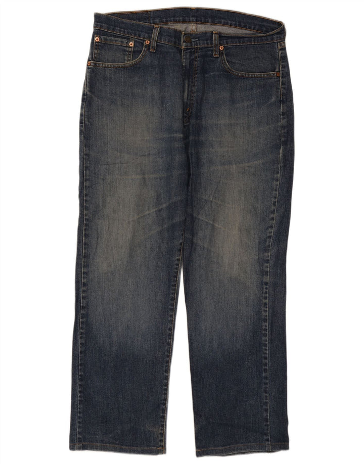 Męskie dżinsy Levi's 751 Straight W36 L29 Granatowa bawełna