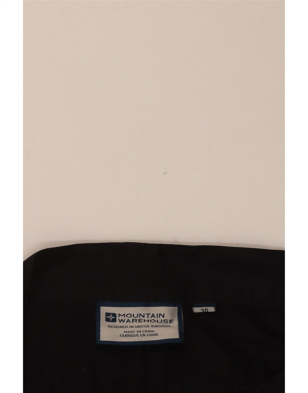 Męskie spodenki cargo Mountain Warehouse W30, średni czarny poliester