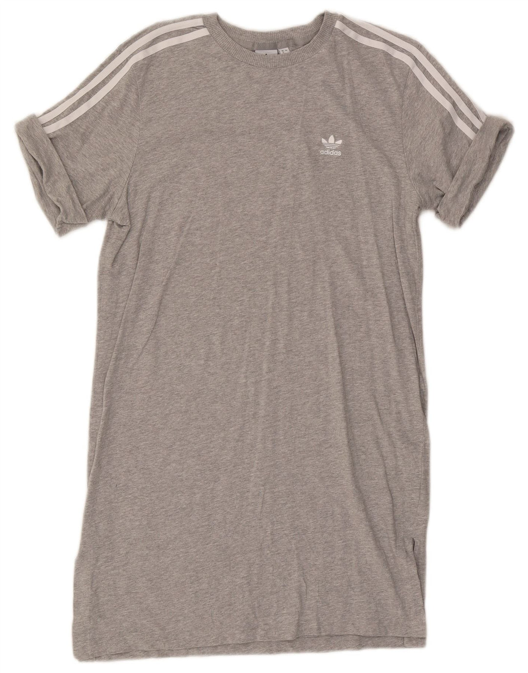 Damska sukienka T-shirt Adidas UK 12 średni szary