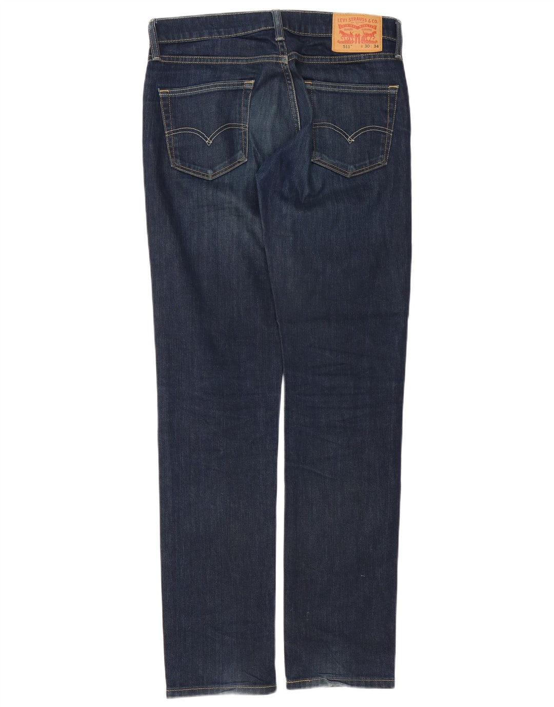 Męskie jeansy LEVI'S 511 Slim W30 L34 Granatowa bawełna