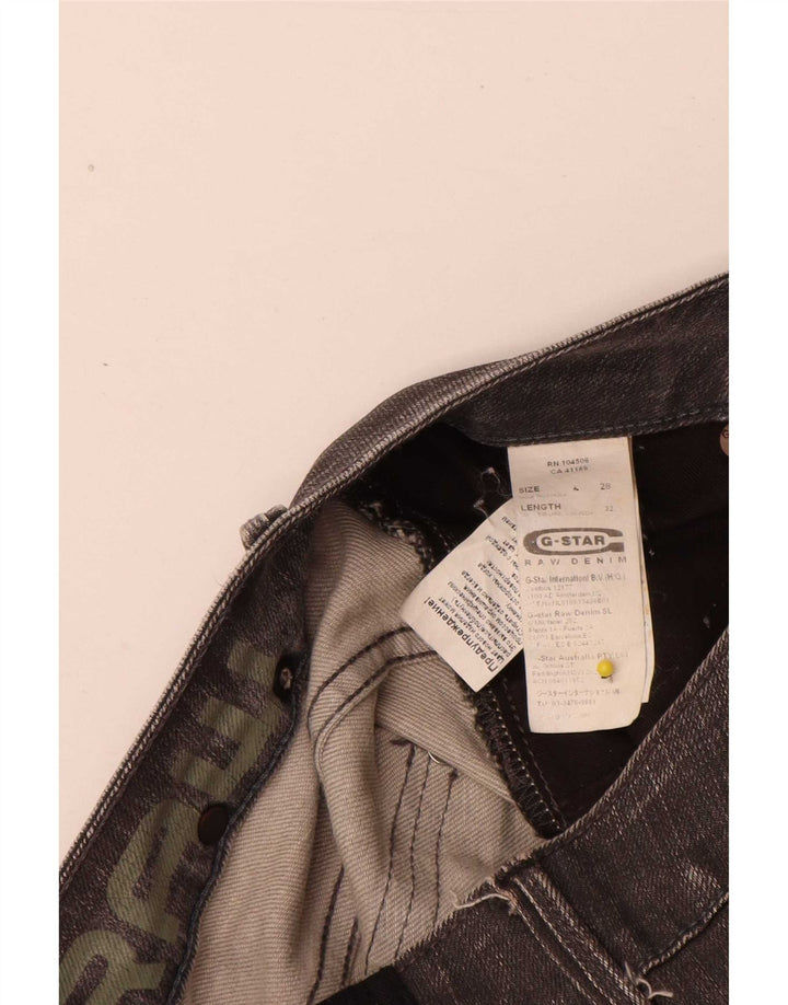Damskie jeansy slim G-Star W28 L32 Szara bawełna