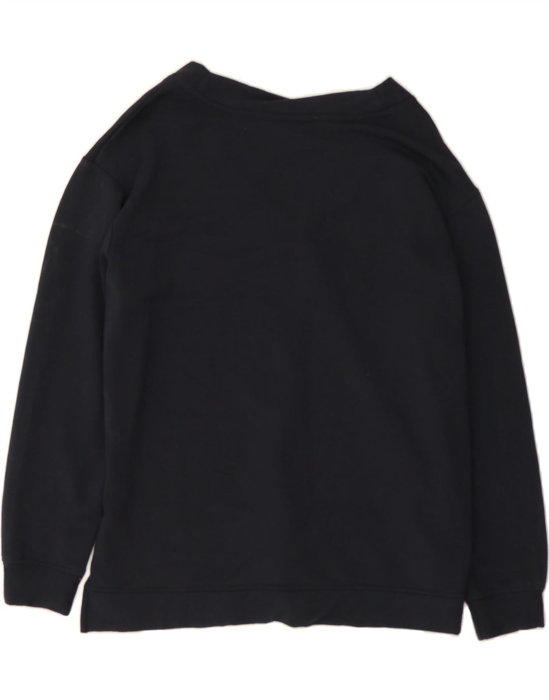 ORVIS Womens Loose Fit Sweatshirt Jumper UK 16 Large Black Vintage Orvis and Second-Hand Orvis from Messina Hembry 
