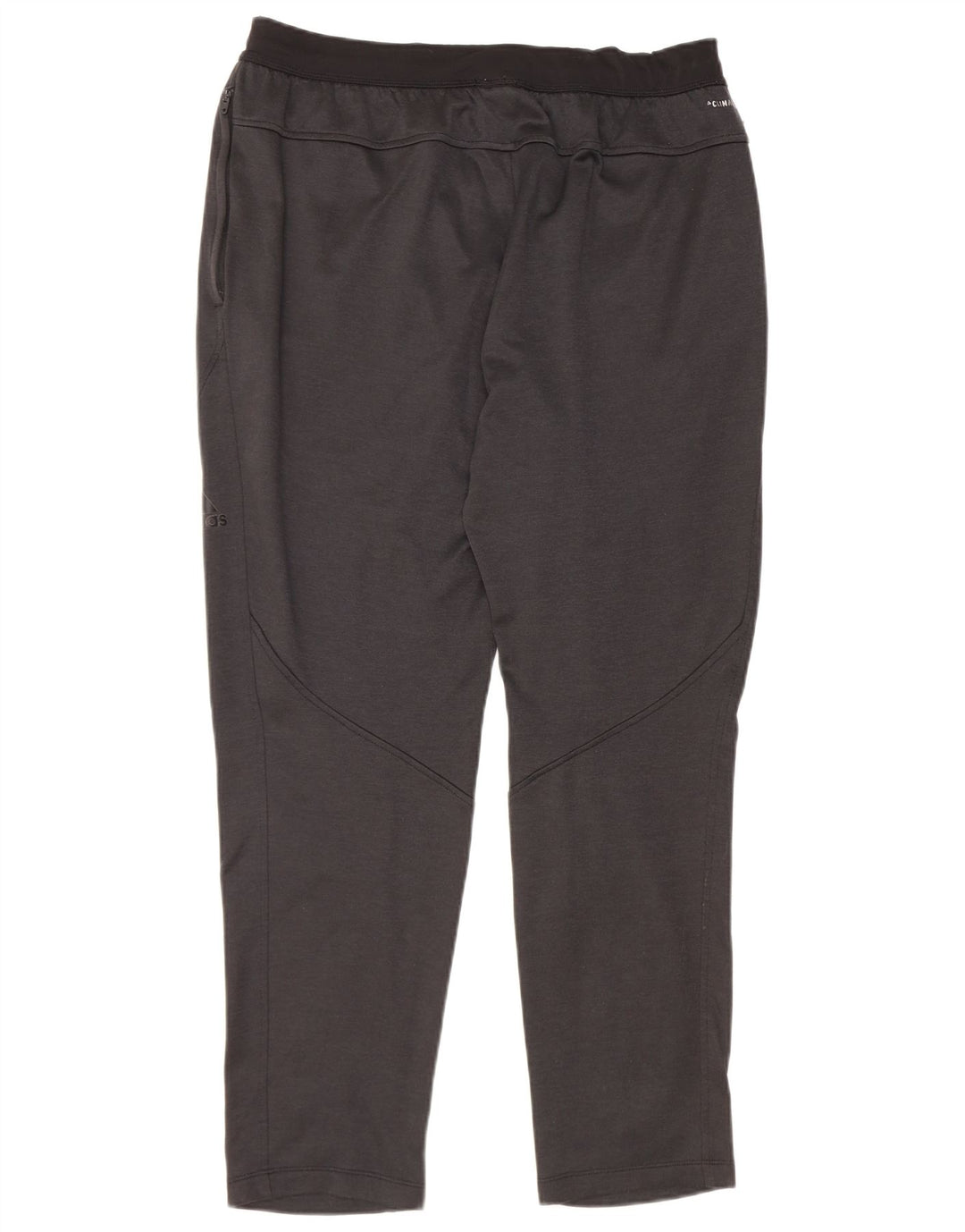 Męskie spodnie dresowe Adidas Climawarm, duże, czarne, poliestrowe