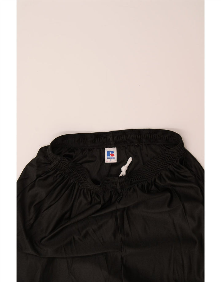 RUSSELL ATHLETIC Boys Sport Shorts 13-14 Years Large  Black Polyester Vintage Russell Athletic and Second-Hand Russell Athletic from Messina Hembry 