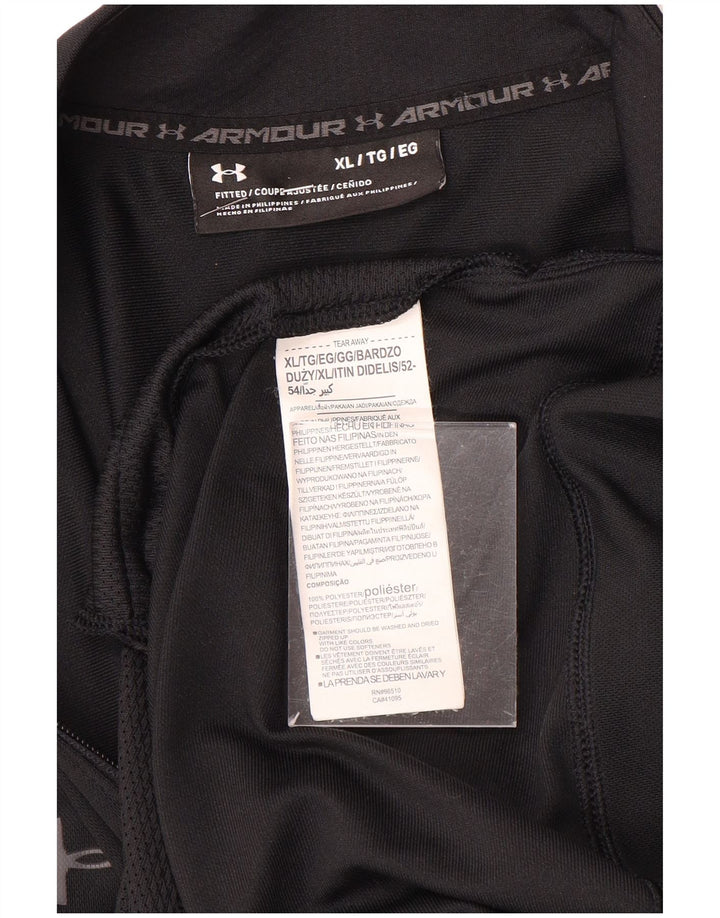 Męska dopasowana kurtka dresowa Under Armour XL, czarna, poliestrowa