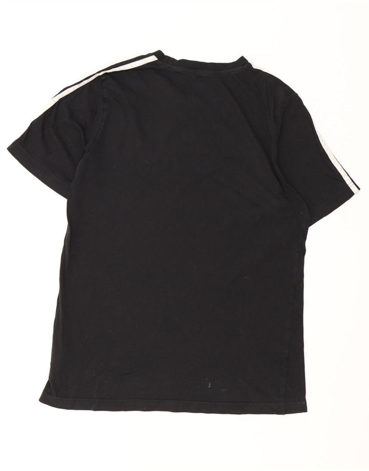T-shirt męski ADIDAS Top, średni czarny, bawełniany