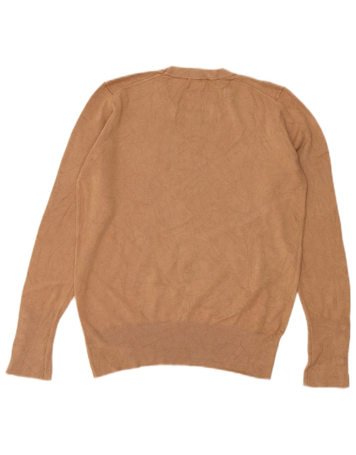 Sweter damski Zara z okrągłym dekoltem UK 12, średni brąz