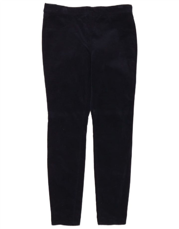 Damskie legginsy welurowe White Stuff UK 14, duże, granatowe, bawełniane