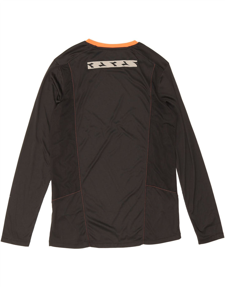 DIADORA Mens Graphic Top Long Sleeve XL Black Polyester Vintage Diadora and Second-Hand Diadora from Messina Hembry 