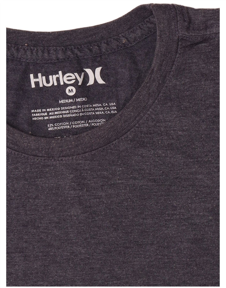 T-shirt męski Hurley Top, średni, granatowy, bawełniany