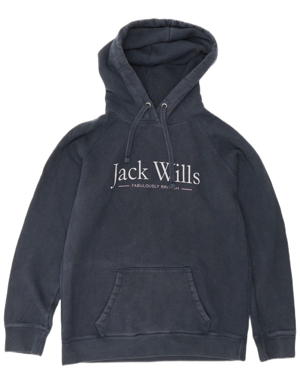 Damski sweter z kapturem Jack Wills, UK 12, średni granatowy, bawełniany