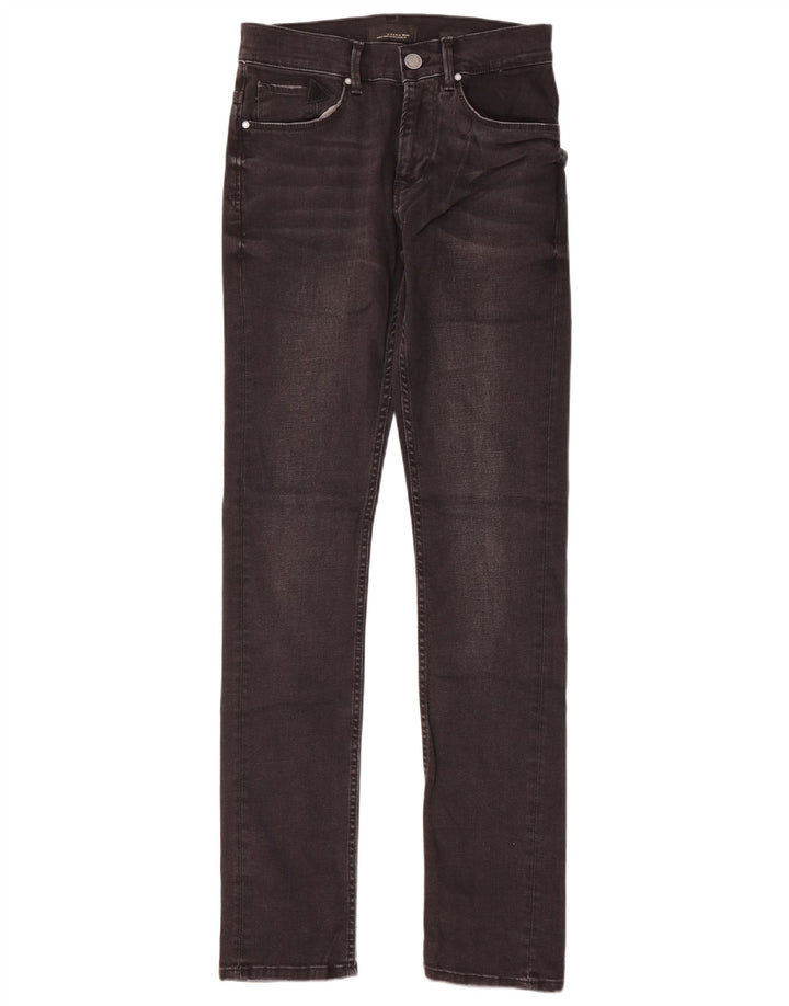 Męskie jeansy slim fit Zara EU 38 Small W30 L33 Czarna bawełna