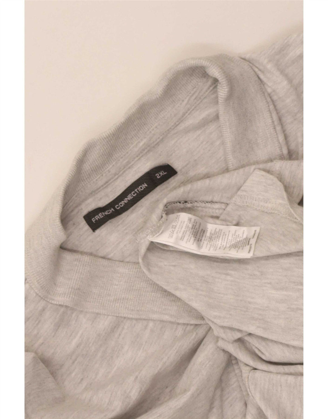 Męska koszulka polo French Connection 2XL, szara bawełna