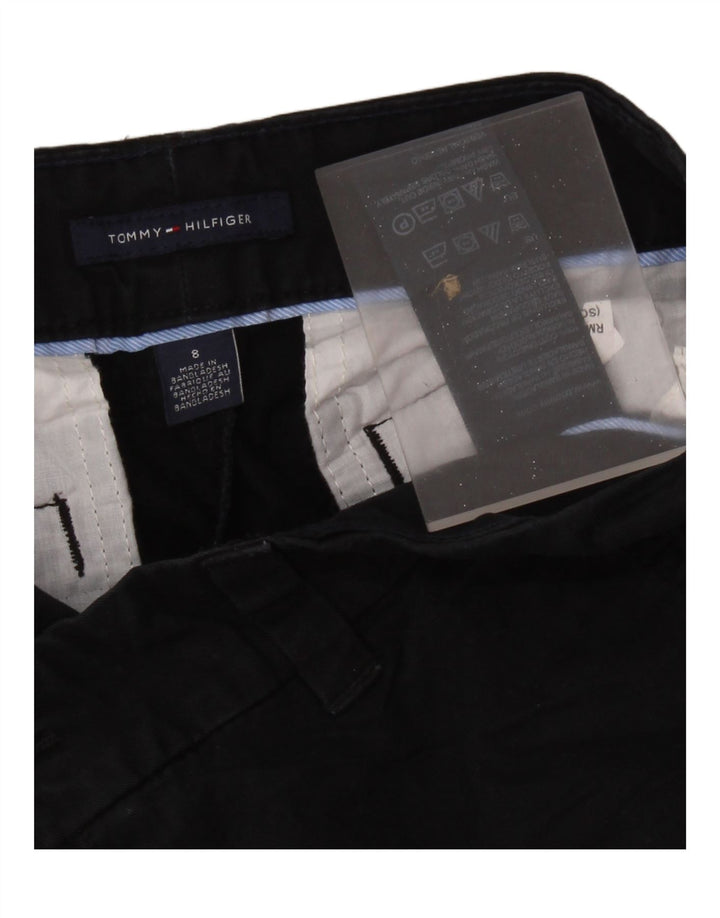 Damskie spodenki Chino TOMMY HILFIGER US 8 Medium W32, czarna bawełna