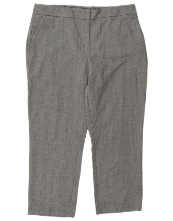 Marks & Spencer Krótkie spodnie damskie UK 14 Large W34 L24 Szary poliester