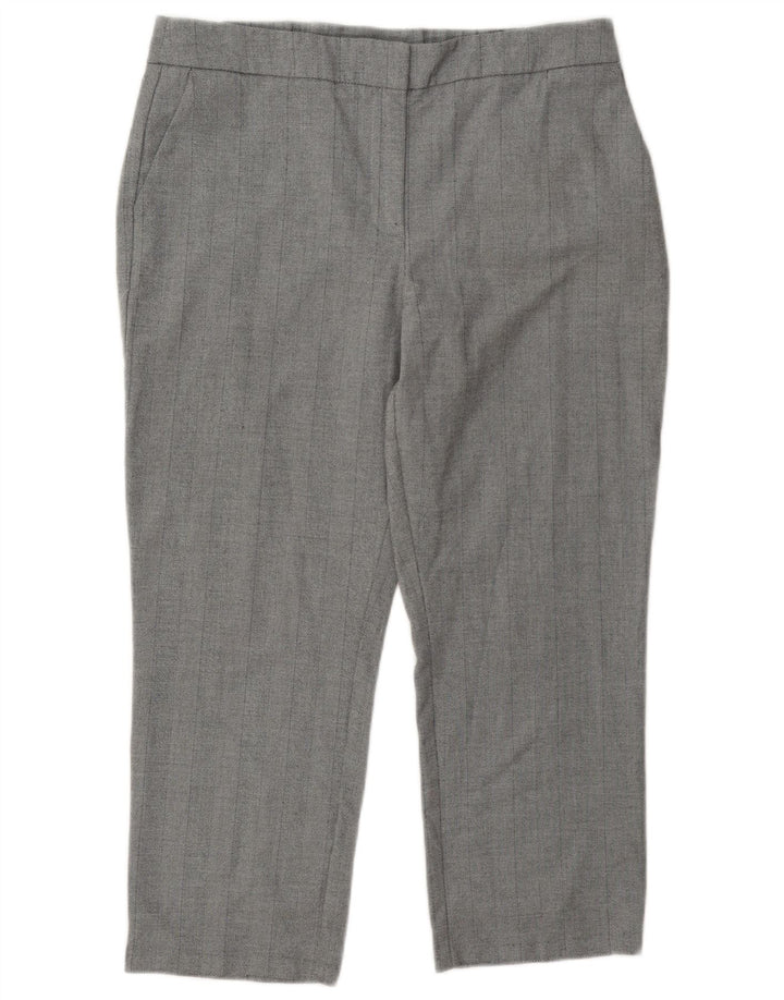 Marks & Spencer Krótkie spodnie damskie UK 14 Large W34 L24 Szary poliester