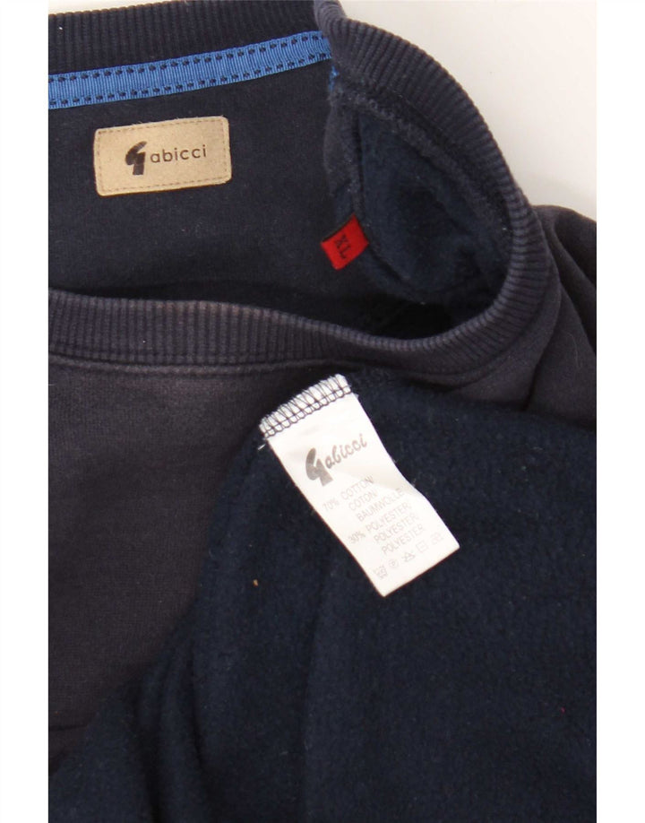 Męska bluza Gabicci XL, granatowa, bawełniana