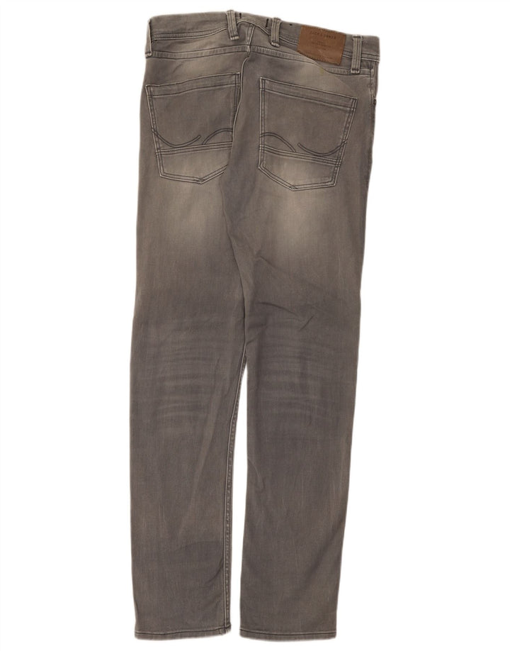 Męskie jeansy typu slim Jack & Jones W29 L32 Szara bawełna