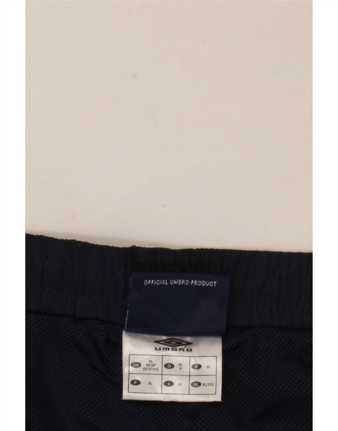 Męskie spodenki sportowe Umbro Graphic Bermudy XL granatowe, poliestrowe