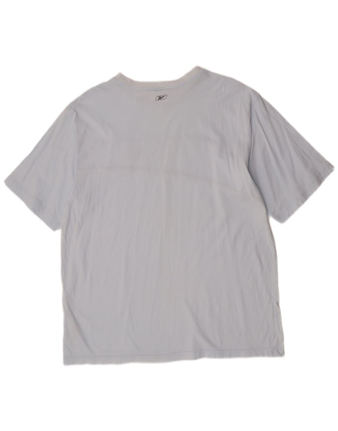 Męska koszulka z grafiką Reebok Top 2XL, niebieska, bawełniana