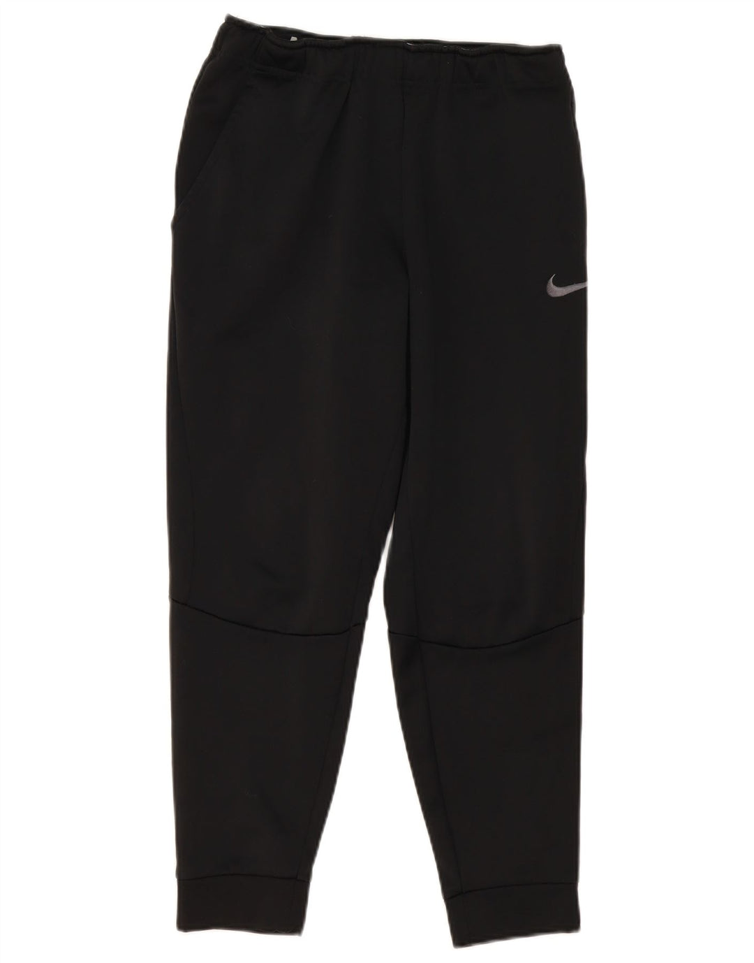 Damskie spodnie dresowe Nike Dri Fit Joggery, małe, czarne, poliestrowe