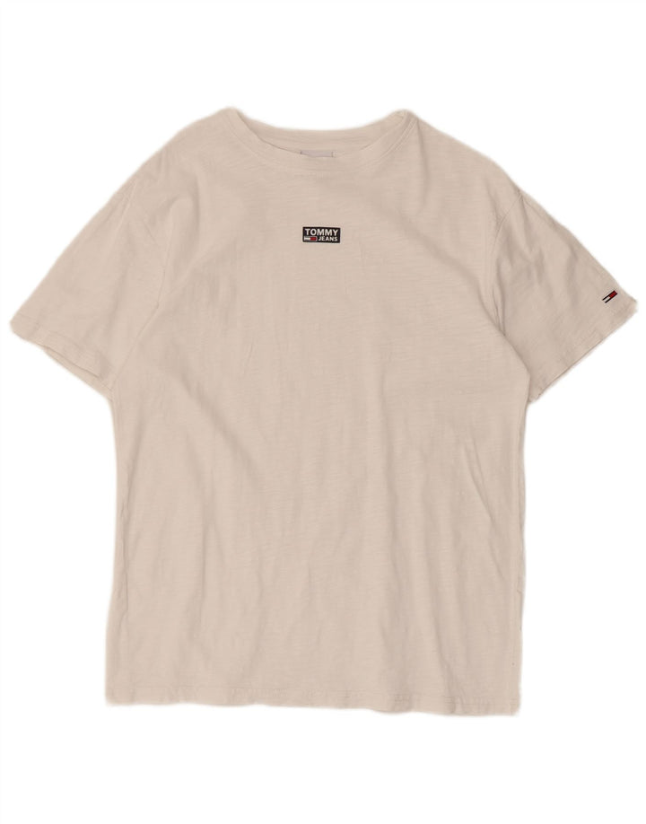T-shirt męski Tommy Hilfiger, mały, biały