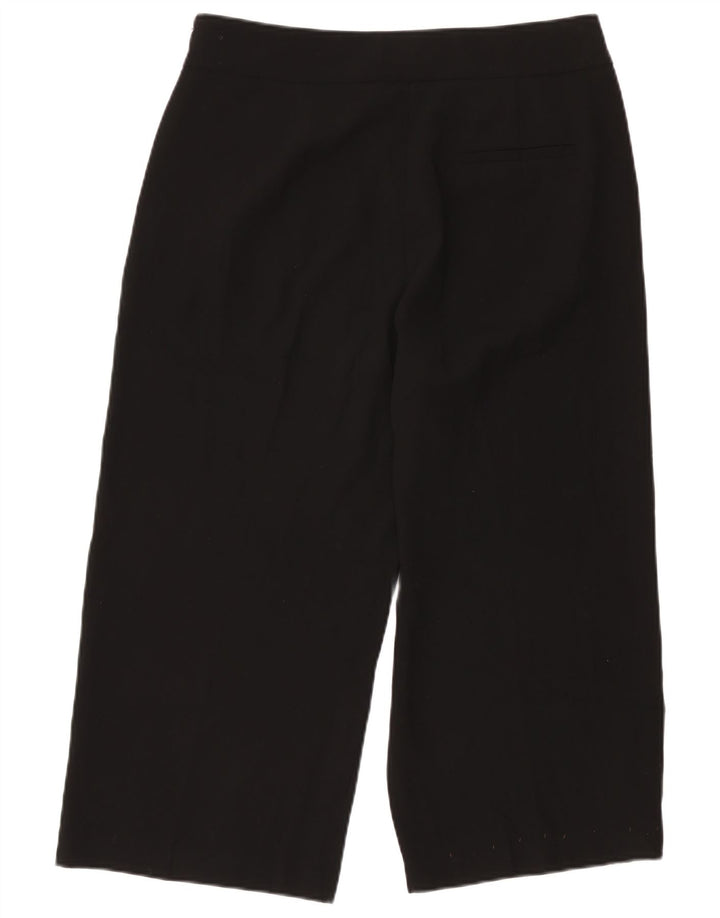 Marks & Spencer Damskie spodnie Capri UK 16 Large W34 L22 Czarny poliester