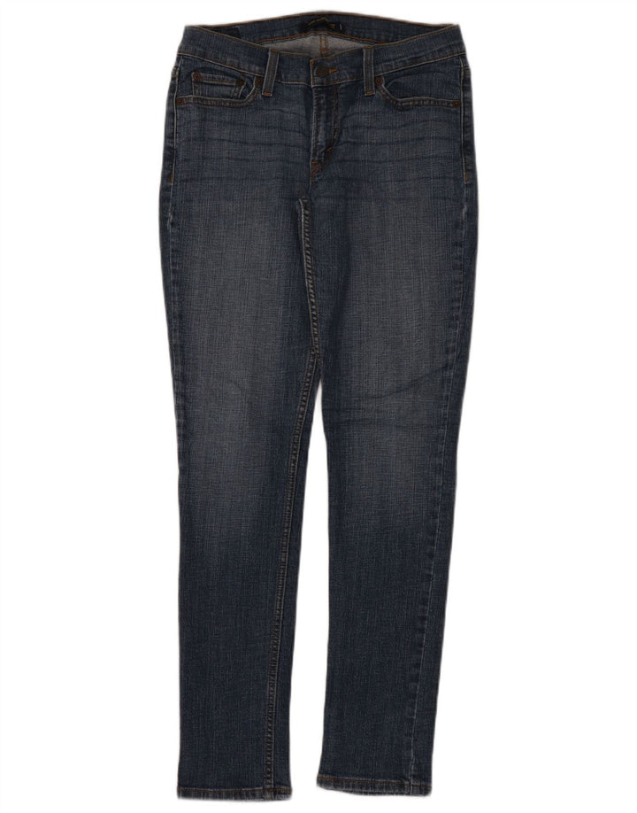 Damskie jeansy Levi's Skinny W28 L32 Niebieskie bawełniane