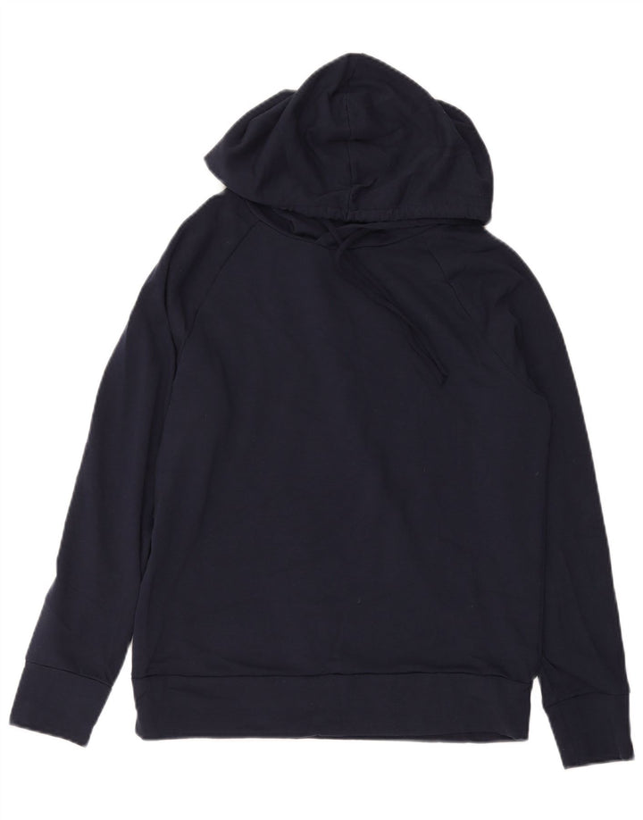 Damski sweter z kapturem EDDIE BAUER UK 10, mały, granatowy, poliester
