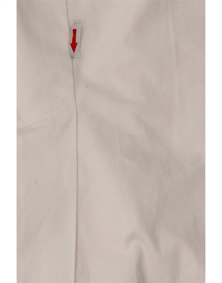 Marks & Spencer Damska prosta spódnica UK 12 Medium W30 Biała bawełna
