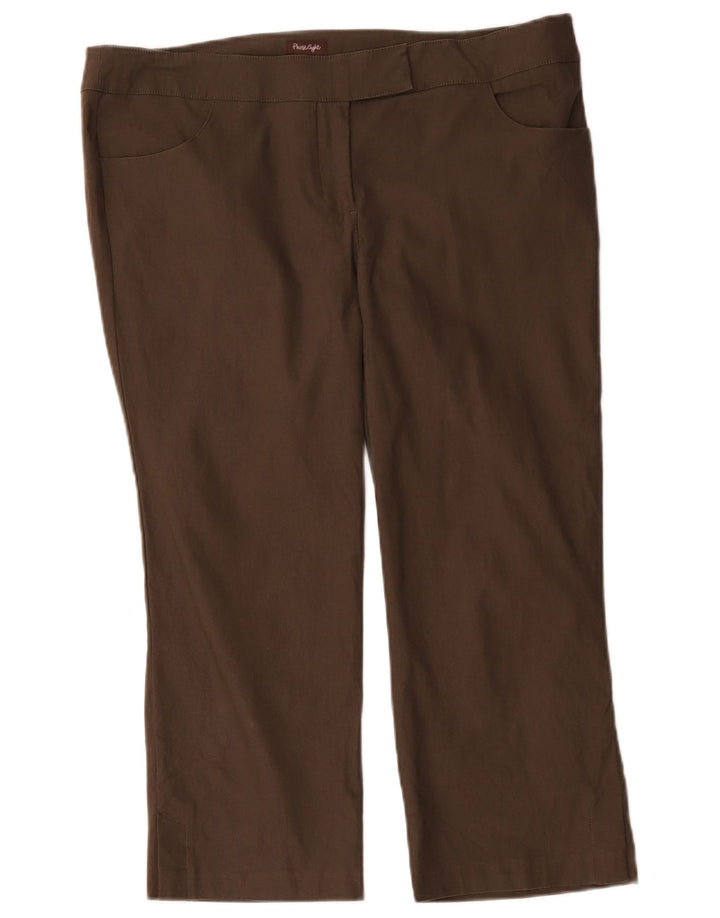 Damskie spodnie Capri Phase Eight W28 L23 Brązowy poliester