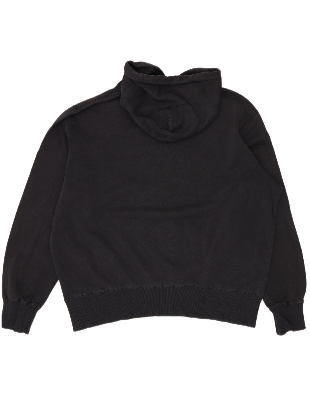 Damski sweter z kapturem NIKE z grafiką, oversize, UK 18 XL, czarny, bawełniany