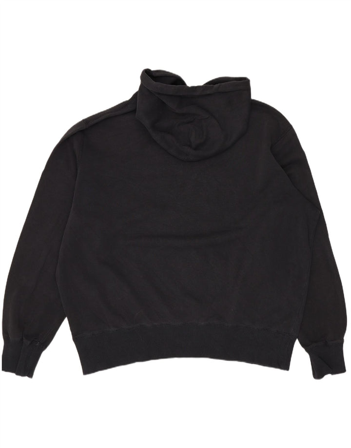 Damski sweter z kapturem NIKE z grafiką, oversize, UK 18 XL, czarny, bawełniany