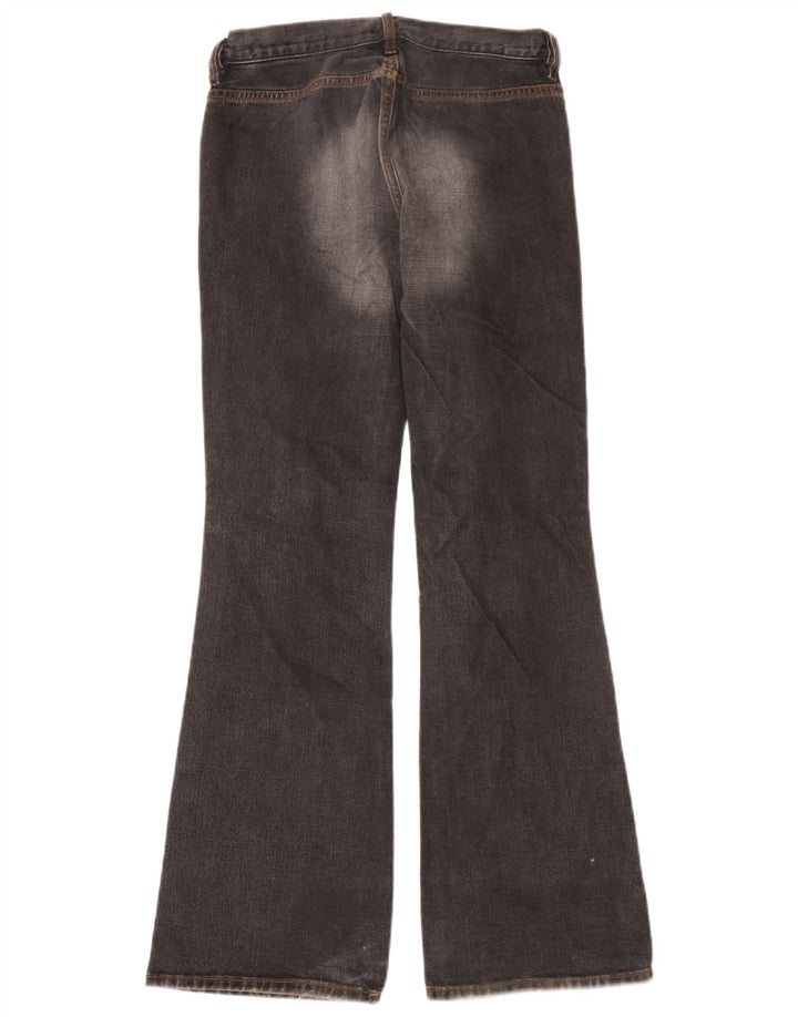 Damskie jeansy rozkloszowane Diesel W27 L32 Czarne bawełniane